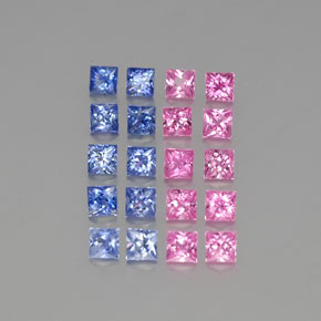 4.18克拉天然蓝宝石，正方形，VVS-VS