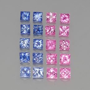 4.18克拉天然蓝宝石，正方形，VVS-VS