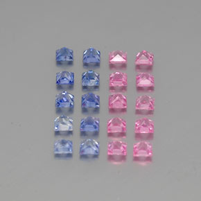 4.18克拉天然蓝宝石，正方形，VVS-VS