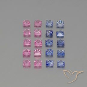 3.40克拉天然蓝宝石,正方形,VVS-VS