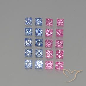 3.48克拉天然蓝宝石，正方形，VVS-VS