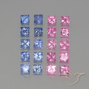 3.71克拉天然蓝宝石，正方形，VVS-VS