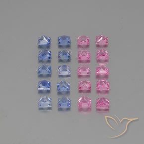 3.71克拉天然蓝宝石，正方形，VVS-VS