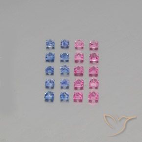 2.03克拉天然蓝宝石，正方形，VVS-VS