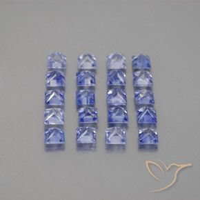 3.14天然蓝宝石，方形，2.8×2.7毫米，VVS-VS