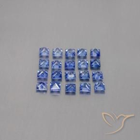 2.80天然蓝宝石，方形，2.7×2.7毫米，VVS-VS