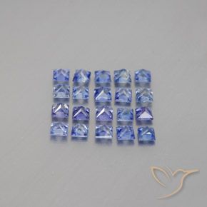 1.99天然蓝宝石，方形，2.4×2.3毫米，VVS-VS