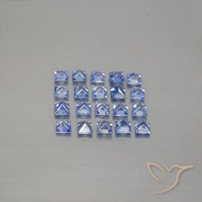 2.53天然蓝宝石，方形，2.7×2.6毫米，VVS-VS