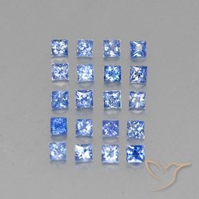 1.80克拉天然蓝宝石，正方形，VVS-VS
