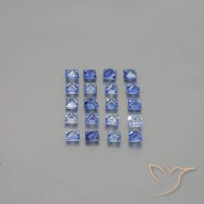 1.57天然蓝宝石，方形，2.2×2.2毫米，VVS-VS