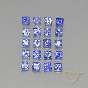 1.67天然蓝宝石，方形，2.2×2.1毫米，VVS-VS