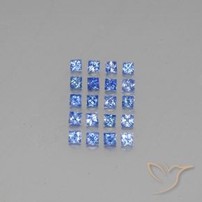 2.54ctw 天然 中深蓝 蓝宝石, 正方形, VVS-VS