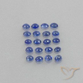 3.05天然蓝宝石，透明，3.3×2.7毫米，透明/半透明