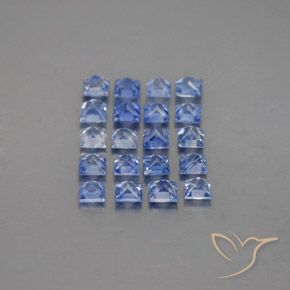 2.34克拉天然蓝宝石，正方形，VVS-VS