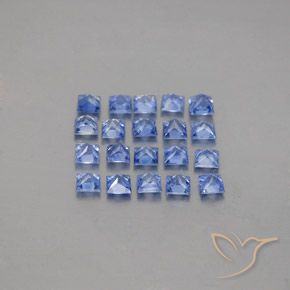 2.49天然蓝宝石，方形，2.6×2.6毫米，VVS-VS