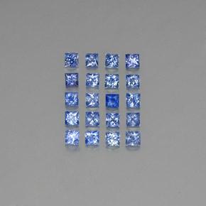 3.67天然蓝宝石，方形，3×2.9毫米，VVS-VS