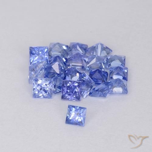 1.51克拉天然蓝宝石，正方形，VVS-VS