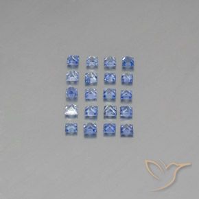 1.31天然蓝宝石，方形，2.2×2.1毫米，VVS-VS