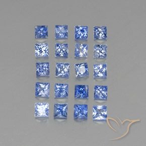 3.70克拉天然蓝宝石，正方形，VVS-VS