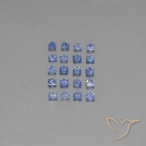 2.77克拉天然蓝宝石，正方形，VVS-VS
