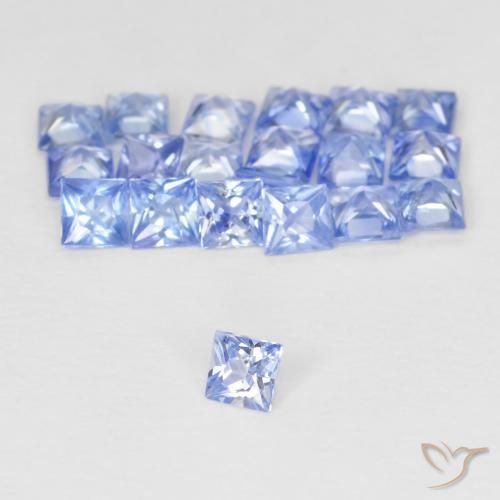 1.69克拉天然蓝宝石，正方形，VVS-VS