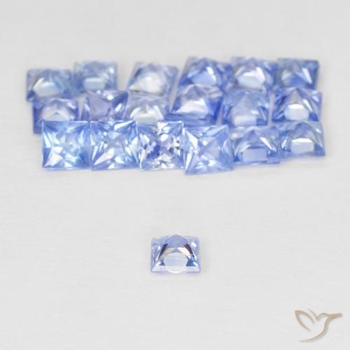 1.69克拉天然蓝宝石，正方形，VVS-VS