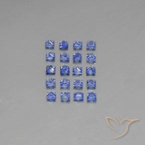 1.80天然蓝宝石，方形，2.4×2.3毫米，VVS-VS