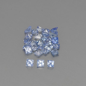 1.21天然蓝宝石，方形，2.1×2毫米，VVS-VS