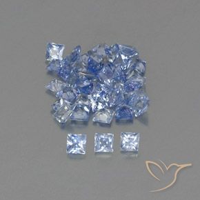 2.70克拉天然蓝宝石，正方形，VVS-VS
