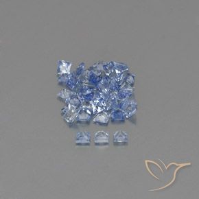 2.70克拉天然蓝宝石，正方形，VVS-VS