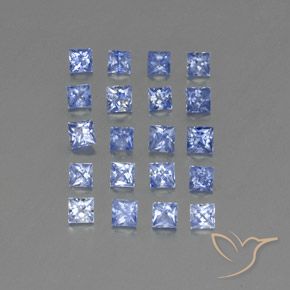2.17克拉天然蓝宝石，正方形，VVS-VS