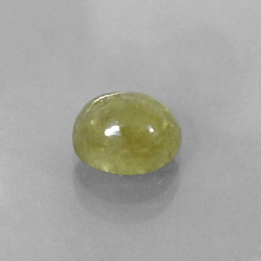 2.30克拉天然绿色蓝宝石，透明，7.5×6.5毫米，透明/半透明