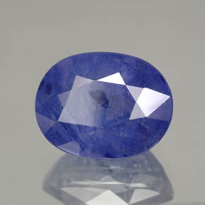 8.36克拉天然蓝宝石，椭圆形切割，12.6×9.8毫米，SI