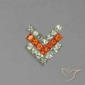 2.74ctw 天然 彩色 蓝宝石, 正方形, VVS-VS