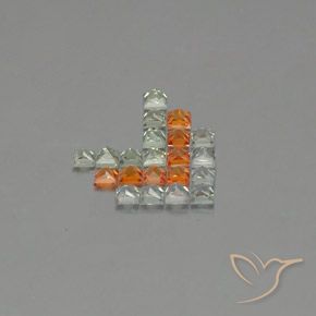 2.74克拉天然蓝宝石，正方形，VVS-VS