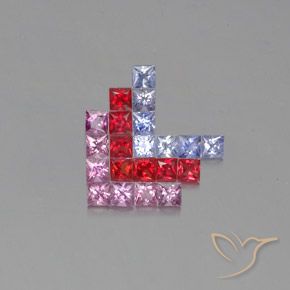 2.71克拉天然蓝宝石，正方形，VVS-VS