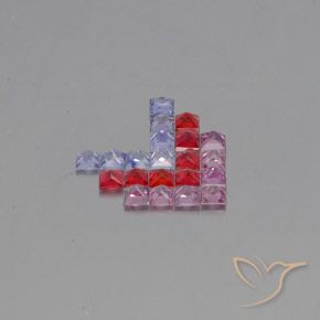 2.71克拉天然蓝宝石，正方形，VVS-VS