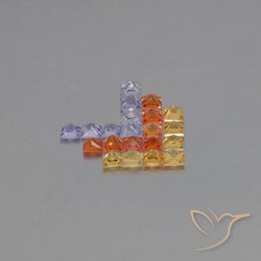 2.66克拉天然蓝宝石，正方形，VVS-VS