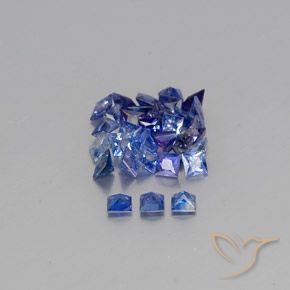 4.36天然蓝宝石，方形，2.8×2.7毫米，VVS-VS