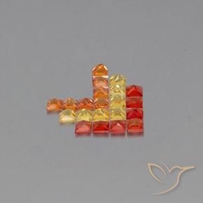 2.55克拉天然蓝宝石，正方形，VVS-VS