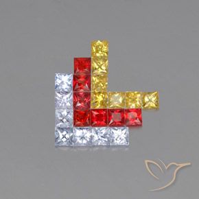 2.89克拉天然蓝宝石，正方形，VVS-VS