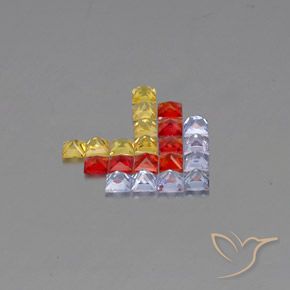 2.89克拉天然蓝宝石，正方形，VVS-VS