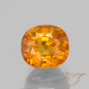 3.53ct 天然 杏橙 蓝宝石, 椭圆形, VS-SI