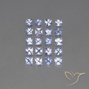 2.87克拉天然蓝宝石,正方形,VVS-VS