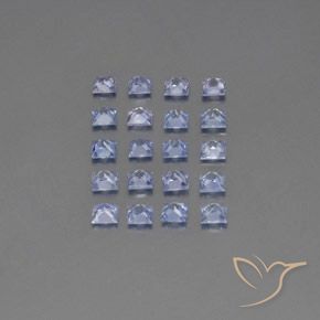 2.87克拉天然蓝宝石,正方形,VVS-VS