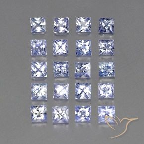 3.22克拉天然蓝宝石，正方形，VVS-VS