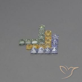 2.78克拉天然蓝宝石，正方形，VVS-VS