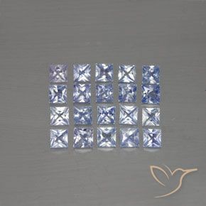 3.11克拉天然蓝宝石，正方形，VVS-VS