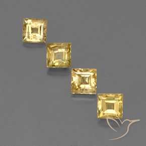 2.24ctw 天然 金橙色 蓝宝石, 正方形, VS