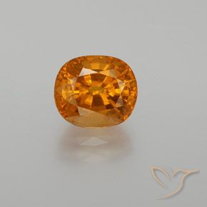 3.07ct 天然 深橙色 蓝宝石, 椭圆形, VS